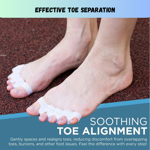 Silicone toe separator - silicone,