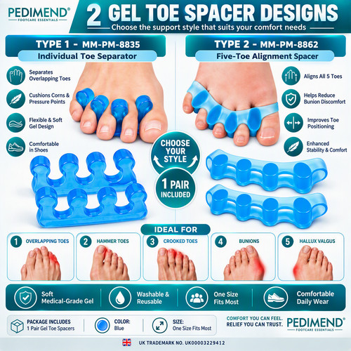 Gel toe spacers - gel,