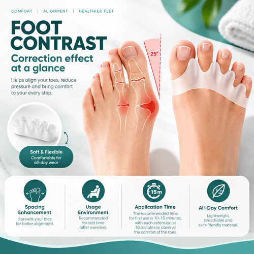 Silicone gel toe separator - gel,