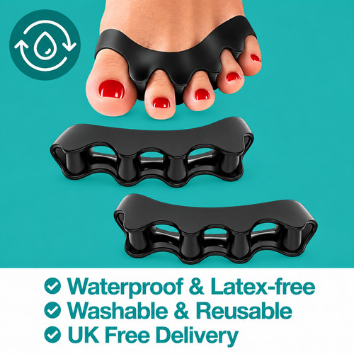 2pcs silicone toe separator - 2pcs,