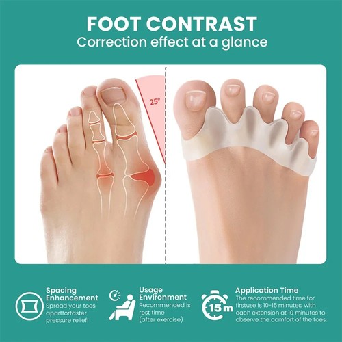 Silicone toe seperator gel - 2-4,