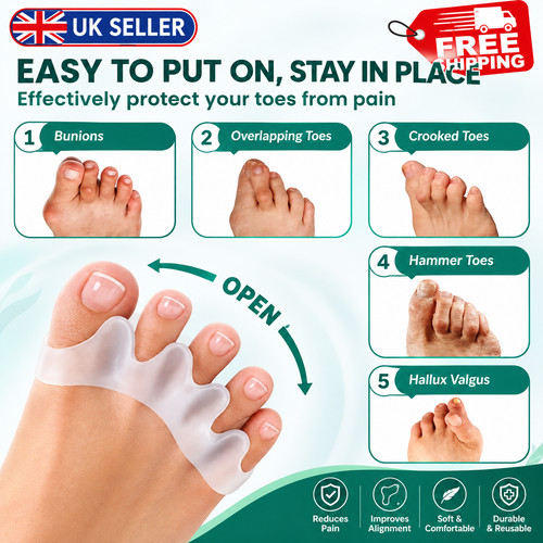 Pair silicone toe - silicone,