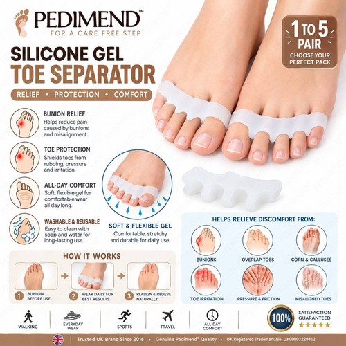Gel big toe separators - gel,