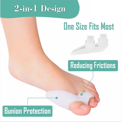 Big toe separator silicone - 2x,