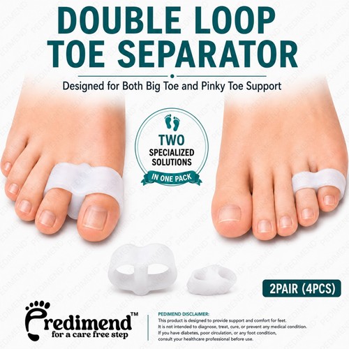 Silicone gel double - gel, toe